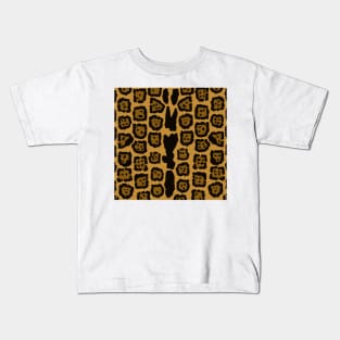 Jaguar Pattern in Natural Color Kids T-Shirt